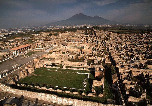 Pompei vista panoramica